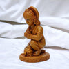 Handmade resin idol of Lord Hanuman, featuring a serene design, ideal for home altar or decor, symbolizing protection and devotion in Hinduism.