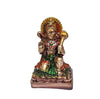 A beautifully crafted resin idol of Lord Hanuman in a meditative pose, showcasing intricate details and a serene expression, ideal for spiritual decor.