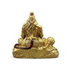 Handmade resin idol of Lord Hanuman Ji, showcasing intricate design with Lord Ram Ji enshrined, ideal for car dashboards and home altars.
