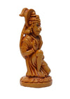 Handmade Lord Hanuman Ji idol in vibrant colors, crafted from resin, ideal for altars and home decor, symbolizing strength and devotion.