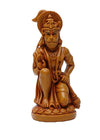Handmade Lord Hanuman Ji idol in vibrant colors, crafted from resin, ideal for altars and home decor, symbolizing strength and devotion.
