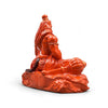 Handmade resin idol of Lord Hanuman Ji, featuring intricate design with Lord Ram Ji enshrined, perfect for car dashboards or home altars.