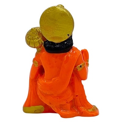Handcrafted Lord Hanuman Ji polystone idol, symbolizing strength and devotion, ideal for home altars and spiritual decor.