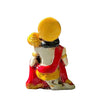 Handmade Lord Hanuman Ji seated idol made from polystone, symbolizing strength and protection, ideal for altars and home decor.