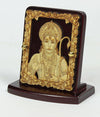 Handcrafted wooden idol of Lord Hanuman Ji, showcasing intricate design and a powerful presence, ideal for home altars and car dashboards.