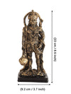 Handmade Lord Hanuman plastic idol in a serene standing posture, symbolizing strength and protection, ideal for altars and spiritual decor.