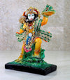Handcrafted resin statue of Lord Hanuman, symbolizing strength and devotion, suitable for home and office decor.