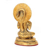 Handcrafted metal idol of Lord Hanumanji, showcasing his majestic form and intricate details, ideal for altars and spiritual practices.