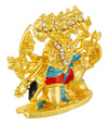 Handmade Lord Panchmukhi Hanuman metal idol with intricate detailing, ideal for car dashboards, home decor, or mandir altars.