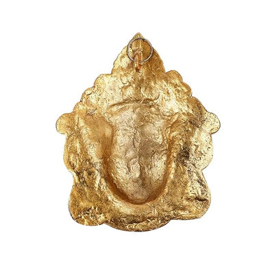 Aluminum idol of Maa Durga, intricately crafted with a shiny finish, ideal for home decor, altars, or gifting.