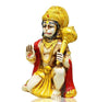 Handmade Makrana marble statue of Lord Hanuman, intricately detailed, ideal for altars, home decor, and spiritual gifting.