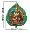 "Handmade aluminum statue of Lord Panchmukhi Hanuman, a five-faced deity symbolizing strength and protection, ideal for home or office."