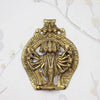 Handmade brass idol of Lord Hanumanji in Panchmukhi form, featuring intricate details, ideal for homes, offices, or puja rooms.