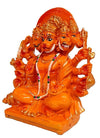 Panchmukhi Hanumanji Resin Idol, showcasing intricate details and five faces of Lord Hanumanji, symbolizing strength and protection.