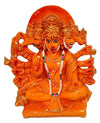 Panchmukhi Hanumanji Resin Idol, showcasing intricate details and five faces of Lord Hanumanji, symbolizing strength and protection.