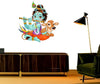 Versatile peel and stick wall sticker, ideal for customization, featuring designs inspired by Hindu deities and celebrating the Hindu faith.