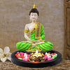 Intricate Lord Buddha statue made from high-quality resin, showcasing serene expression and hand-carved details. Ideal for home decor and meditation.
