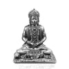 A 4.5-inch Silver Bahubali Hanuman statue, handcrafted from resin, symbolizing strength and inner peace, ideal for home decor or spiritual spaces.