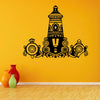 Vibrant Tirupati Balaji wall sticker featuring intricate details, perfect for adding a spiritual touch to any living space.