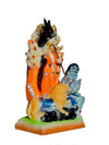 Durable unbreakable Maa Durga idol made of PVC, showcasing vibrant colors and intricate design, symbolizing strength and divine protection.