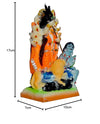 Durable unbreakable Maa Durga idol made of PVC, showcasing vibrant colors and intricate design, symbolizing strength and divine protection