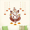 Vibrant Shree Ganesh wall sticker featuring intricate details and a colorful design, ideal for home decor and honoring the Hindu faith.
