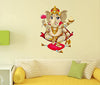Vibrant Shree Ganesh wall sticker featuring intricate details and a colorful design, ideal for enhancing home decor and honoring Hinduism.