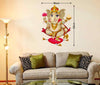 Vibrant Shree Ganesh wall sticker featuring intricate details and a colorful design, ideal for enhancing home decor and honoring Hinduism.